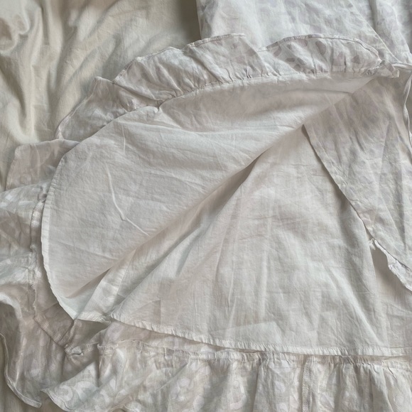 Beymen 100% Linen Jacquard Wrap Dress Size 34 (XS) - Picture 13 of 15